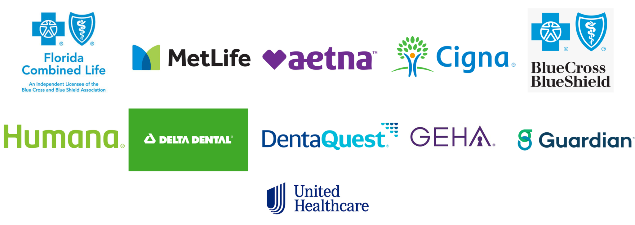 Insurances we take at Aqua Dental Studio: Aetna PPO Aetna Medicare Ameritas PPO Bcbs PPO Cigna PPO/HMO Cigna Careington Delta PPO DentaQuest/Simply Dentamax Florida Combined/Blue PPO Guardian PPO Geha (Connection dental) Humana PPO/HMO/Medicare Lincoln Liberty Medicare Adv Liberty Oscar Liberty Envolve Metlife PPO Principal Uhe PPO